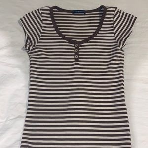 Brandy Melville Zelly Long Stripe Top